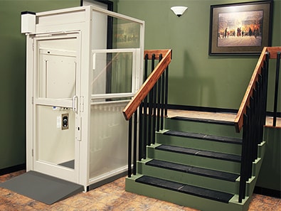 Vertical platform lift chair lift for stairs in Athens, OH