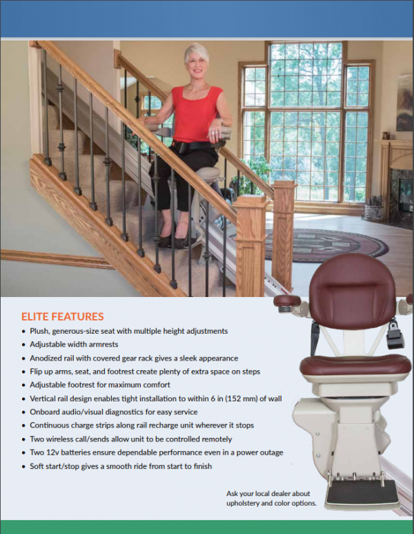 Bruno Elite Stairlift A Smooth And Luxurious Stair Lift Marietta
