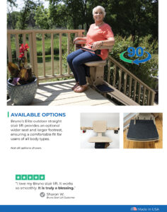 Bruno Elite Straight Outdoor Stair Lift-5